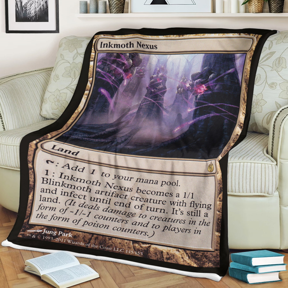 Magic The Gathering Inkmoth Nexus Blanket Magic The Gathering Inkmoth Nexus Blanket