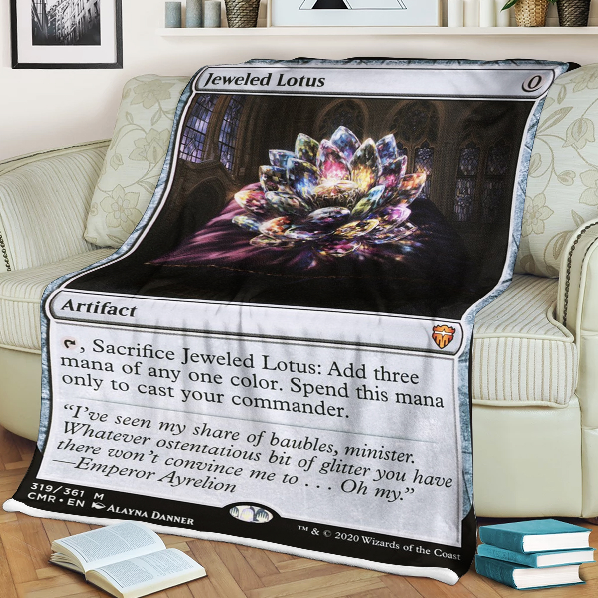 Magic The Gathering Jeweled Lotus Blanket Magic The Gathering Jeweled Lotus Blanket