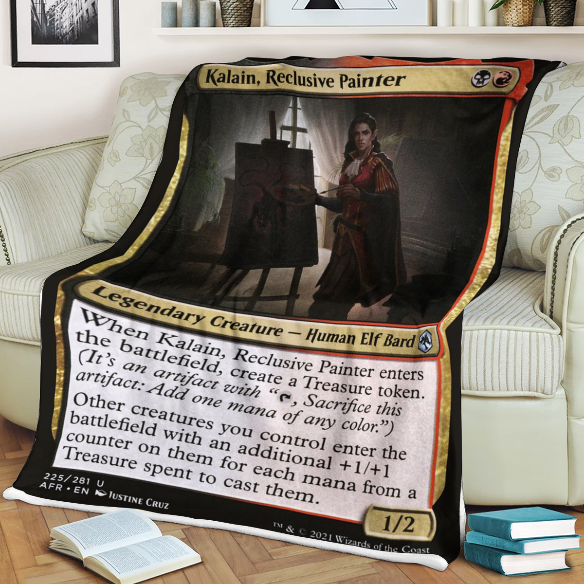 Magic The Gathering Kalain Reclusive Painter Blanket Magic The Gathering Kalain Reclusive Painter Blanket