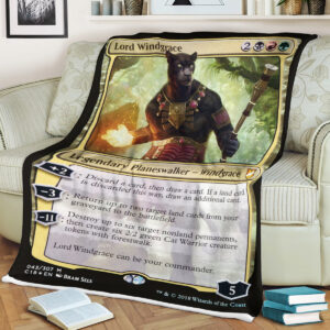 Magic The Gathering Lord Windgrace Blanket