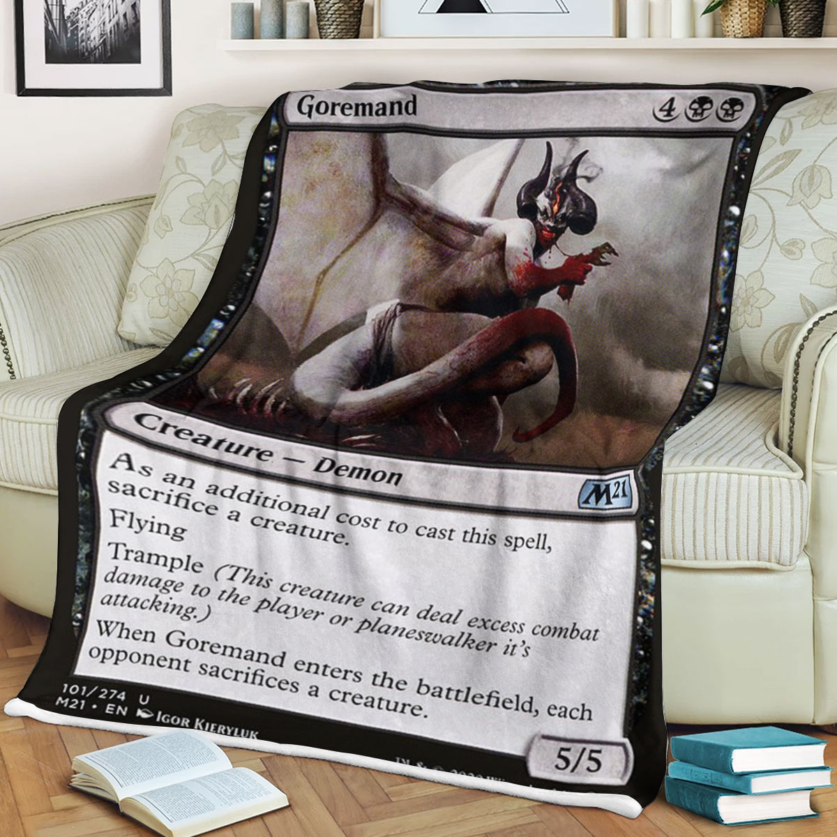 Magic The Gathering M21 101 Goremand Blanket Magic The Gathering M21 101 Goremand Blanket