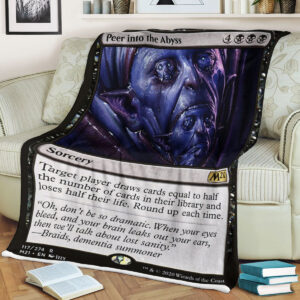 Magic The Gathering M21 117 Peer Into The Abyss Blanket 2
