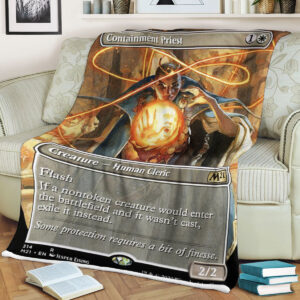 Magic The Gathering M21 314 Containment Priest Blanket 2