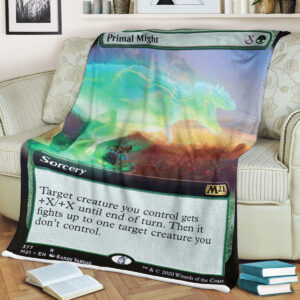 Magic The Gathering M21 377 Primal Might Blanket