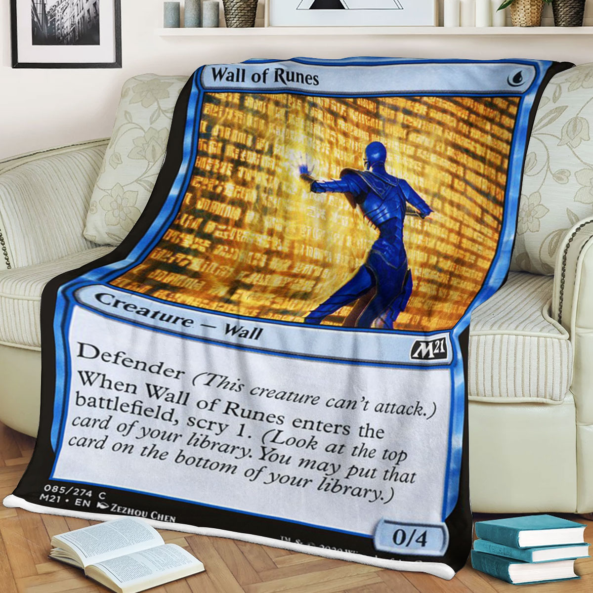 Magic The Gathering M21 85 Wall Of Runes Blanket 2 Magic The Gathering M21 85 Wall Of Runes Blanket 2