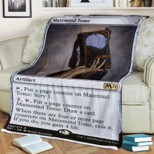 Magic The Gathering Mazemind Tome Blanket