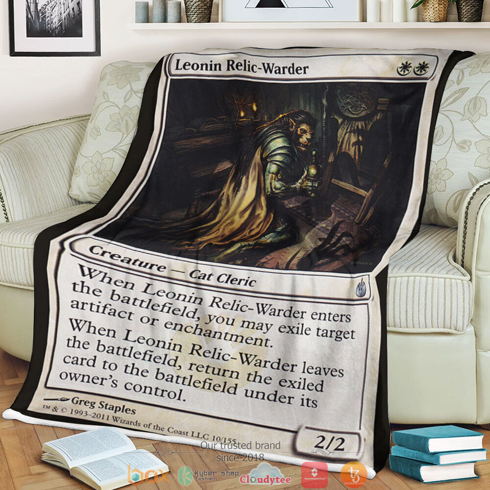 Magic The Gathering Mbs 10 Leonin Relic Warder Blanket Magic The Gathering Mbs 10 Leonin Relic Warder Blanket
