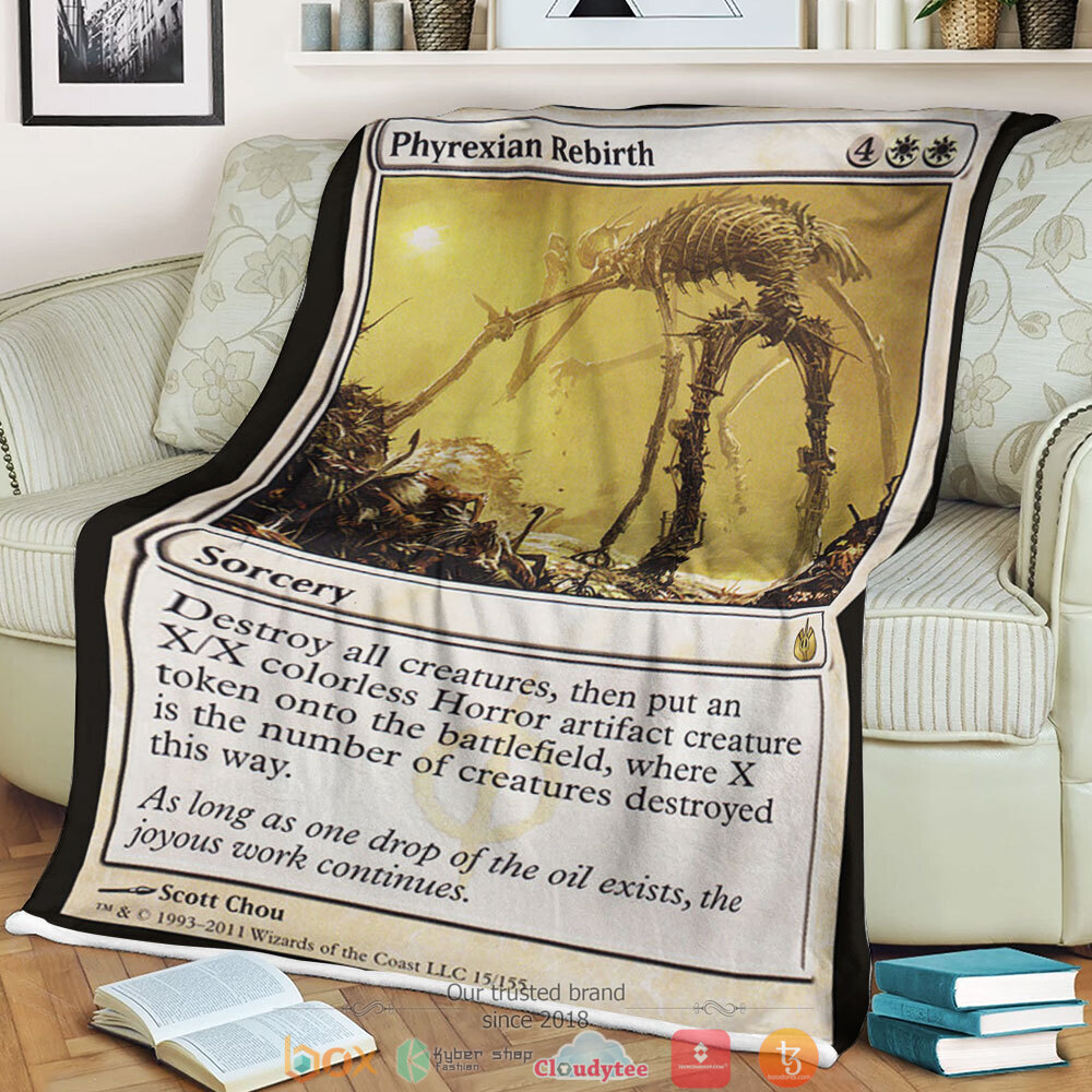 Magic The Gathering Mbs 15 Phyrexian Rebirth Blanket Magic The Gathering Mbs 15 Phyrexian Rebirth Blanket