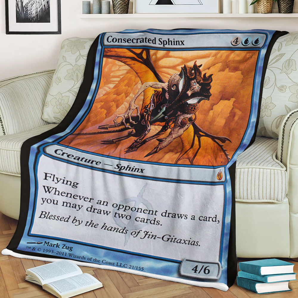 Magic The Gathering Mbs 21 Consecrated Sphinx Blanket Magic The Gathering Mbs 21 Consecrated Sphinx Blanket
