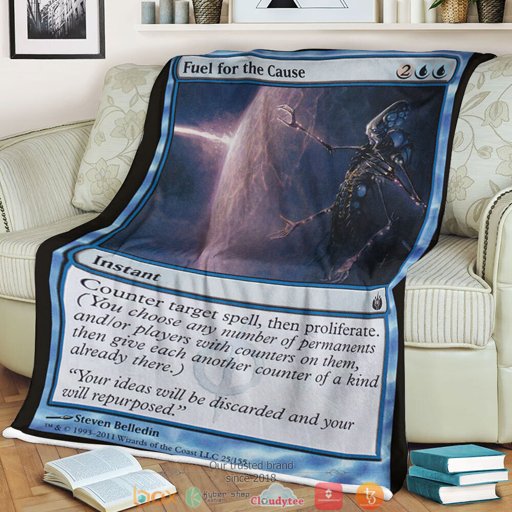 Magic The Gathering Mbs 25 Fuel For The Cause Blanket Magic The Gathering Mbs 25 Fuel For The Cause Blanket