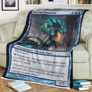 Magic The Gathering Mbs 28 Neurok Commando Blanket