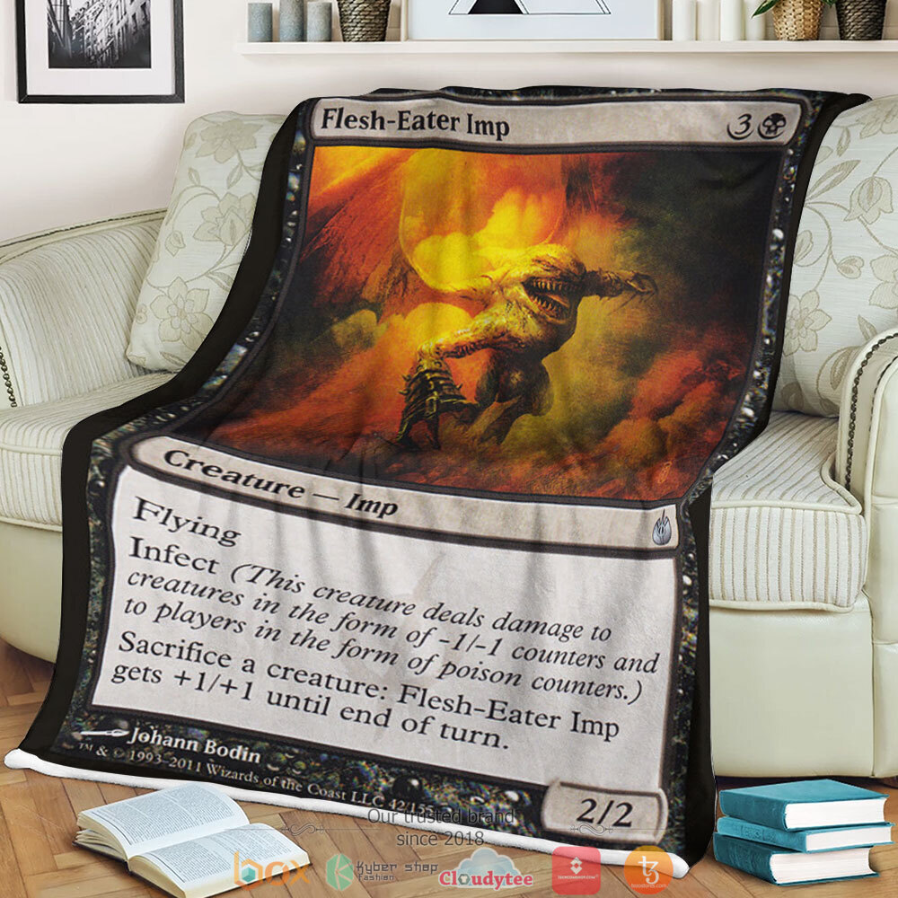 Magic The Gathering Mbs 42 Flesh Eater Imp Blanket Magic The Gathering Mbs 42 Flesh Eater Imp Blanket