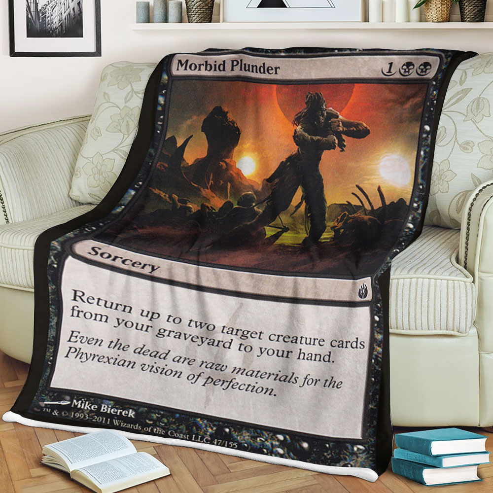 Magic The Gathering Mbs 47 Morbid Plunder Blanket Magic The Gathering Mbs 47 Morbid Plunder Blanket