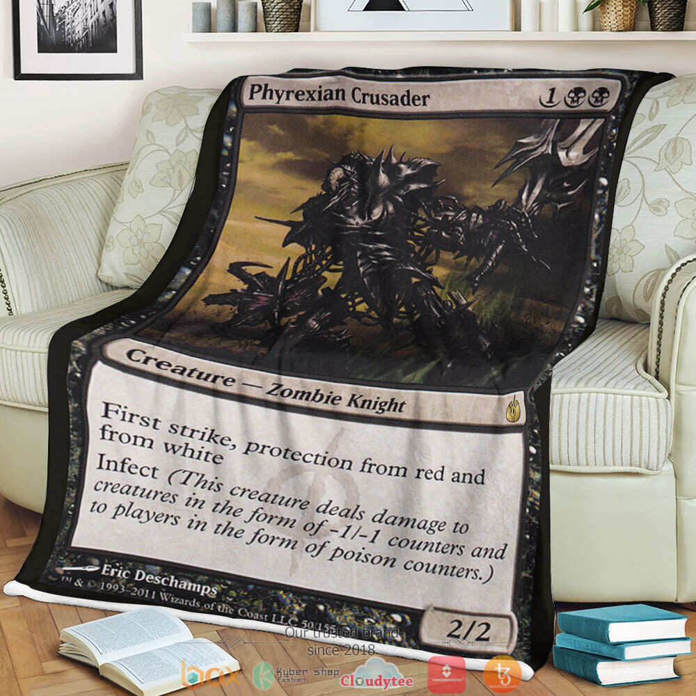Magic The Gathering Mbs 50 Phyrexian Crusader Blanket Magic The Gathering Mbs 50 Phyrexian Crusader Blanket