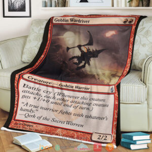 Magic The Gathering Mbs 64 Goblin Wardriver Blanket