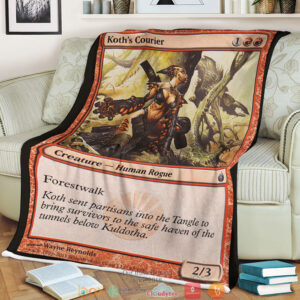 Magic The Gathering Mbs 68 Koth S Courier Blanket