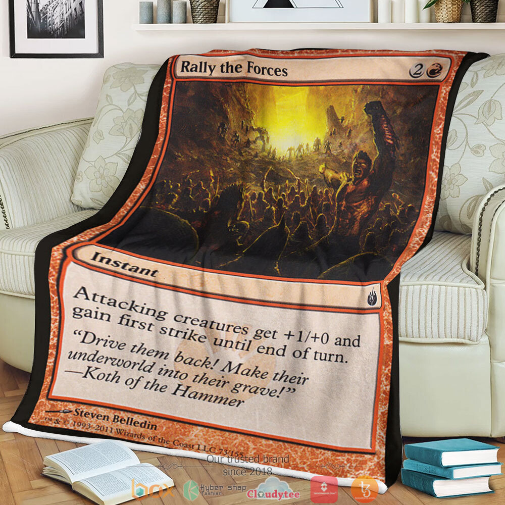 Magic The Gathering Mbs 73 Rally The Forces Blanket Magic The Gathering Mbs 73 Rally The Forces Blanket