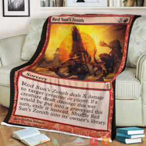 Magic The Gathering Mbs 74 Red Sun S Zenith Blanket