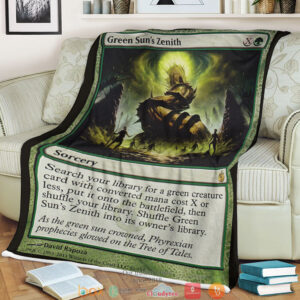 Magic The Gathering Mbs 81 Green Sun S Zenith Blanket