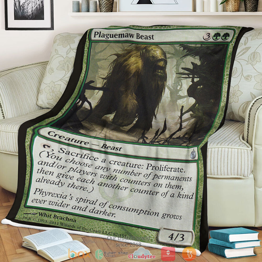 Magic The Gathering Mbs 87 Plaguemaw Beast Blanket Magic The Gathering Mbs 87 Plaguemaw Beast Blanket