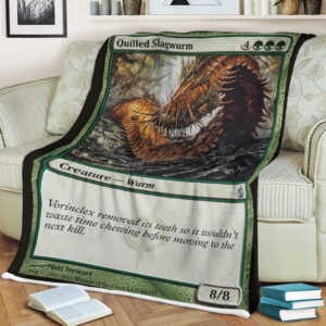 Magic The Gathering Mbs 89 Quilled Slagwurm Blanket