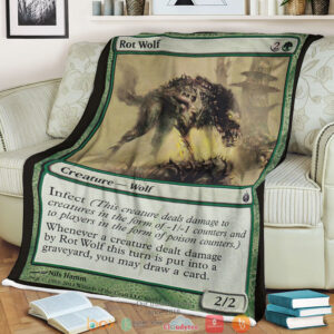 Magic The Gathering Mbs 90 Rot Wolf Blanket