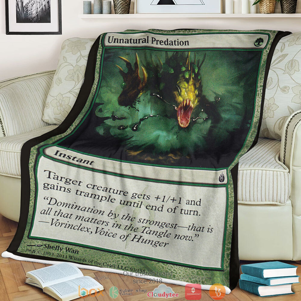 Magic The Gathering Mbs 93 Unnatural Predation Blanket Magic The Gathering Mbs 93 Unnatural Predation Blanket