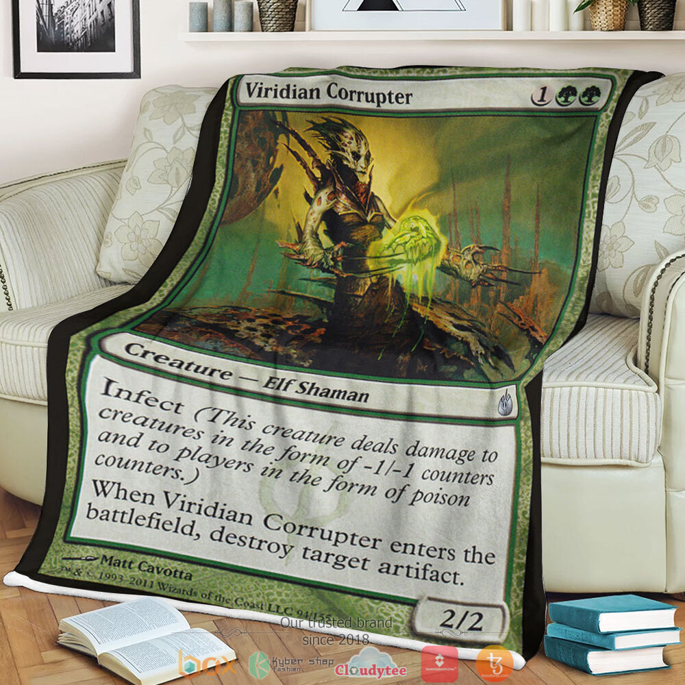 Magic The Gathering Mbs 94 Viridian Corrupter Blanket Magic The Gathering Mbs 94 Viridian Corrupter Blanket
