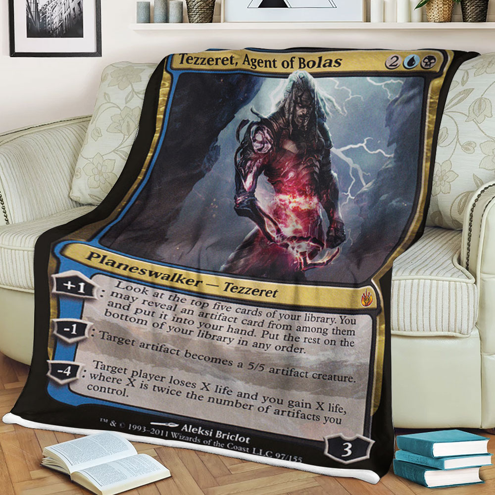 Magic The Gathering Mbs 97 Tezzeret Agent Of Bolas Blanket Magic The Gathering Mbs 97 Tezzeret Agent Of Bolas Blanket