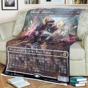Magic The Gathering Mechagodzilla Blanket