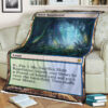 Magic The Gathering Misty Rainforest Blanket