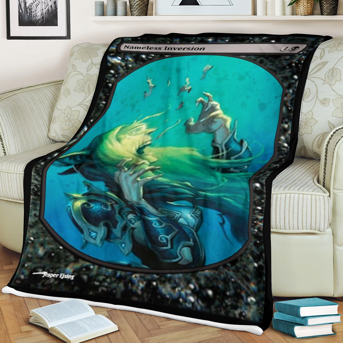 Magic The Gathering Nameless Inversion Sherpa Blanket Magic The Gathering Nameless Inversion Sherpa Blanket