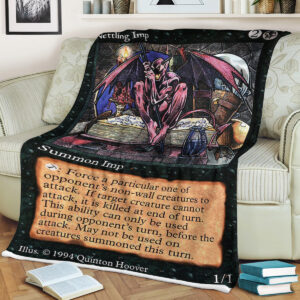 Magic The Gathering Nettling Imp Blanket