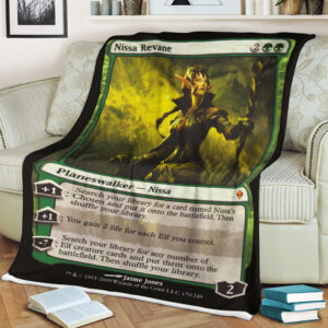 Magic The Gathering Nissa Revane Blanket