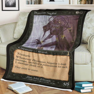 Magic The Gathering Phyrexian Negator Blanket