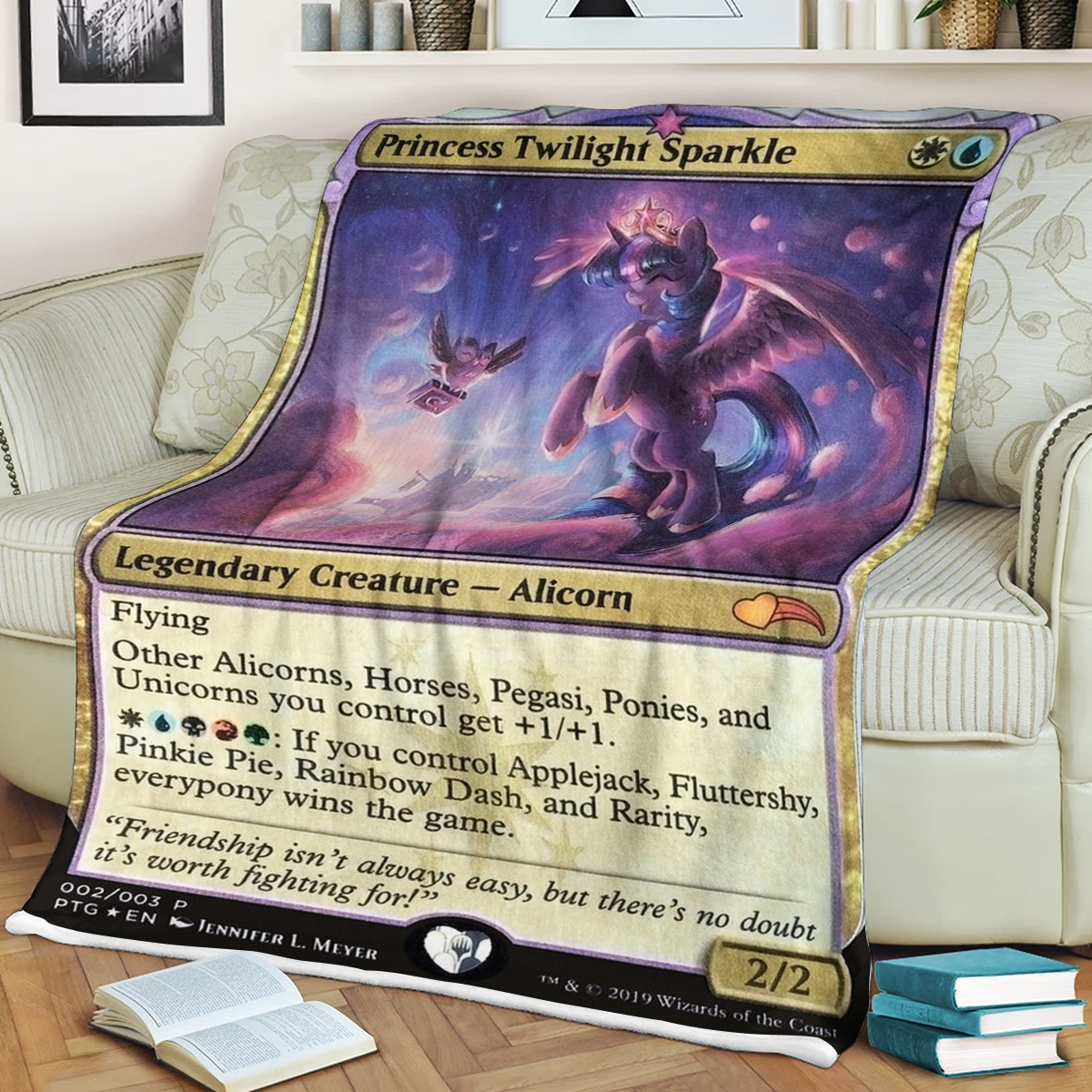 Magic The Gathering Princess Twilight Sparkle Blanket Magic The Gathering Princess Twilight Sparkle Blanket