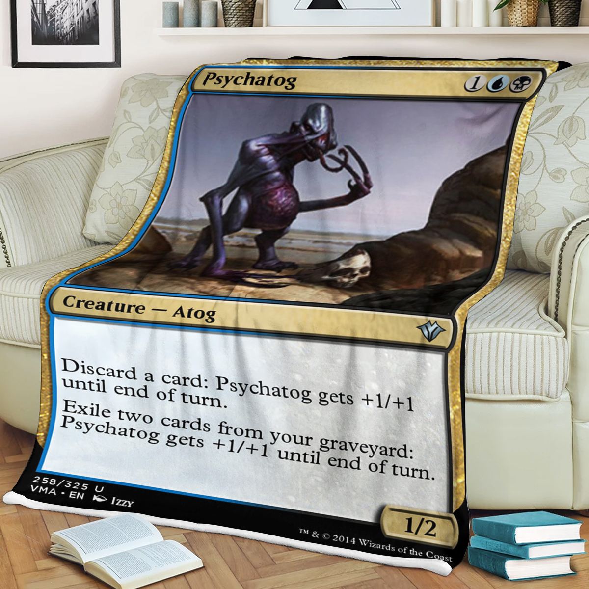 Magic The Gathering Psychatog Blanket Magic The Gathering Psychatog Blanket
