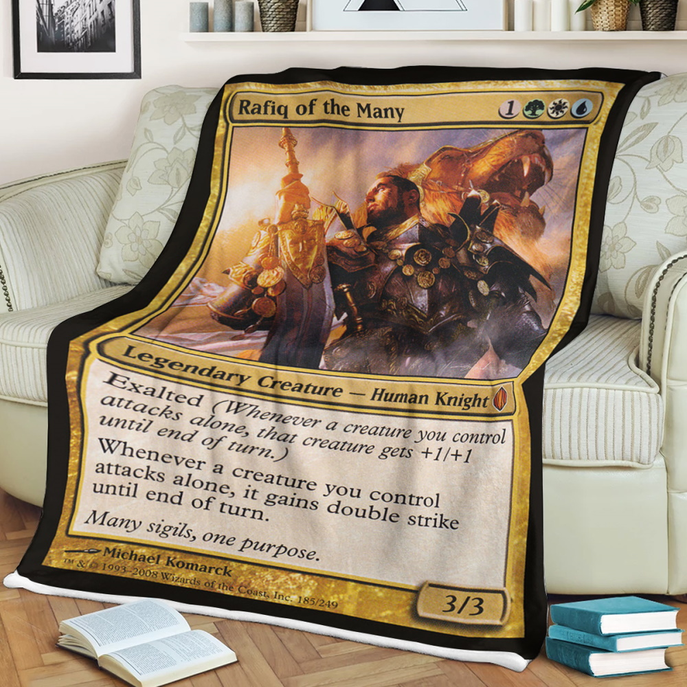 Magic The Gathering Rafiq Of The Many Blanket Magic The Gathering Rafiq Of The Many Blanket