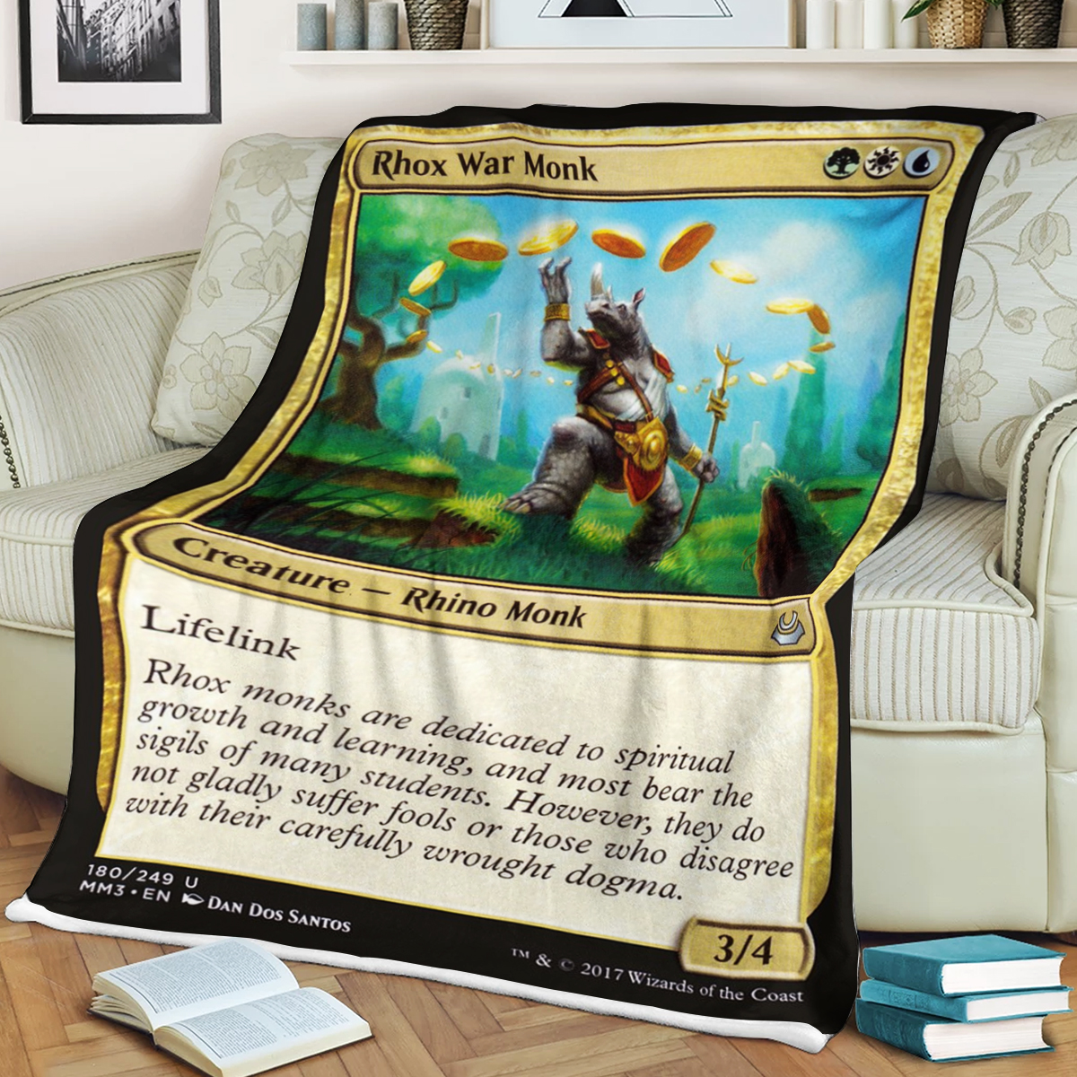Magic The Gathering Rhox War Monk Blanket Magic The Gathering Rhox War Monk Blanket