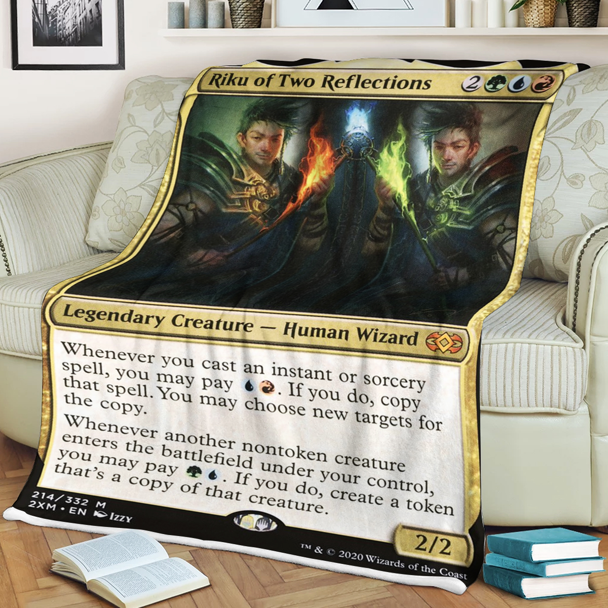 Magic The Gathering Riku Of Two Reflections Blanket Magic The Gathering Riku Of Two Reflections Blanket