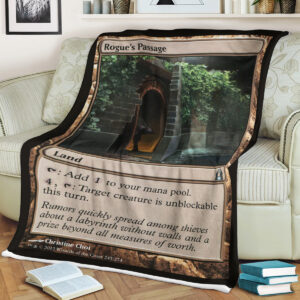 Magic The Gathering Rouges Passage Blanket