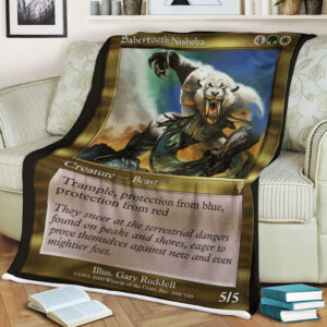 Magic The Gathering Sabertooth Nishoba Blanket