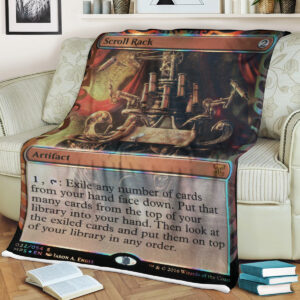 Magic The Gathering Scroll Rack Blanket