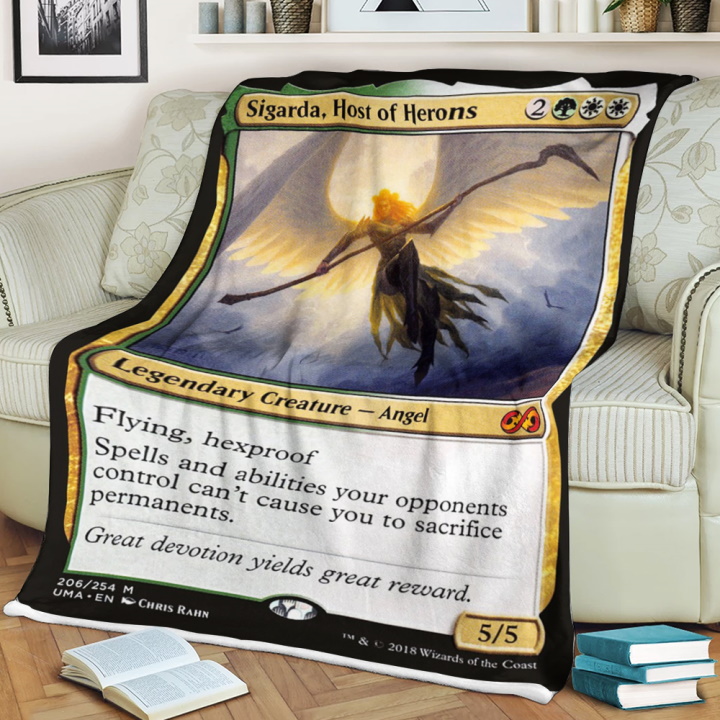 Magic The Gathering Sigarda Host Of Herons Blanket Magic The Gathering Sigarda Host Of Herons Blanket