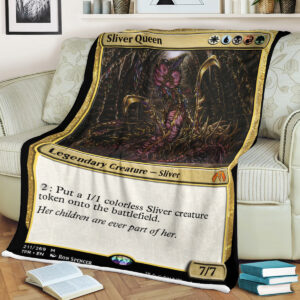 Magic The Gathering Sliver Queen Blanket