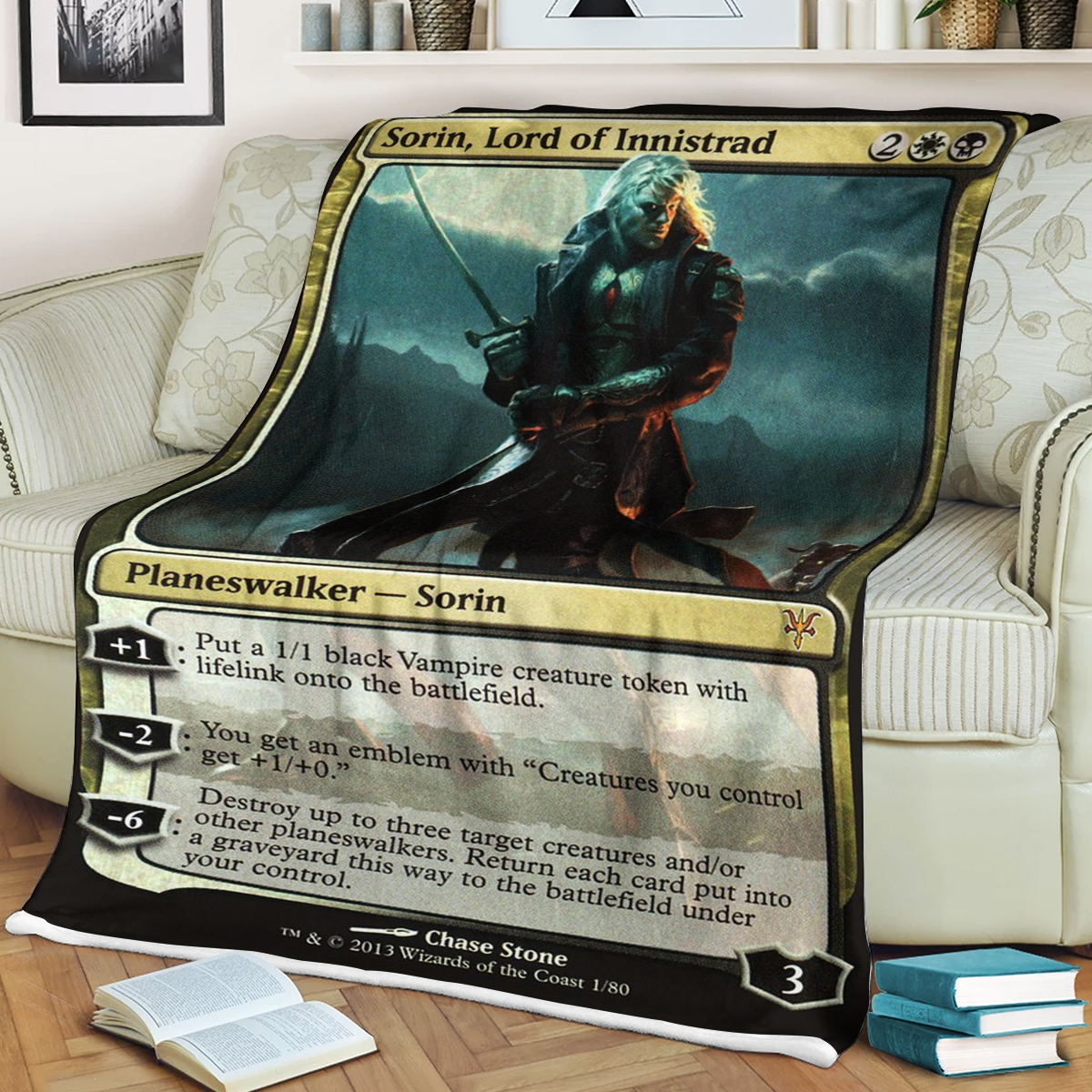 Magic The Gathering Sorin Lord Of Innistrad Blanket Magic The Gathering Sorin Lord Of Innistrad Blanket