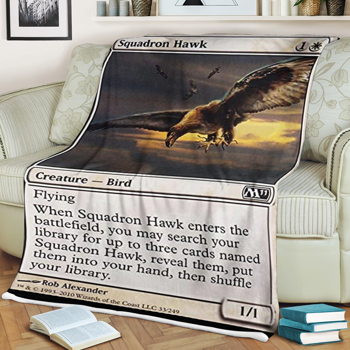 Magic The Gathering Squadron Hawk Blanket Magic The Gathering Squadron Hawk Blanket