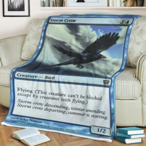 Magic The Gathering Storm Crow Blanket