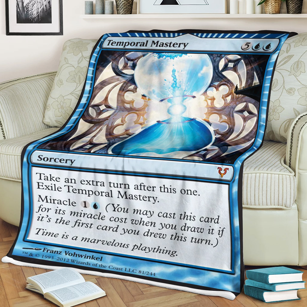 Magic The Gathering Temporal Mastery Blanket Magic The Gathering Temporal Mastery Blanket