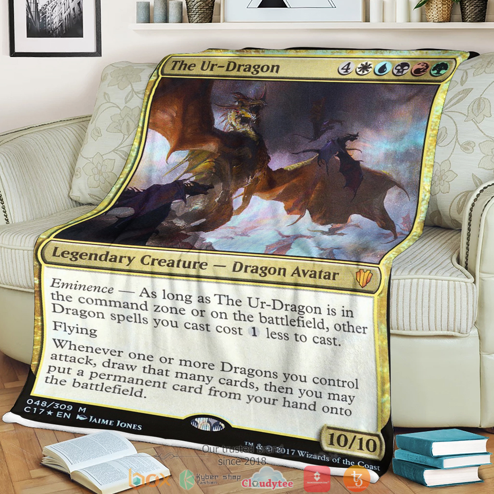 Magic The Gathering The Urdragon Blanket Magic The Gathering The Urdragon Blanket